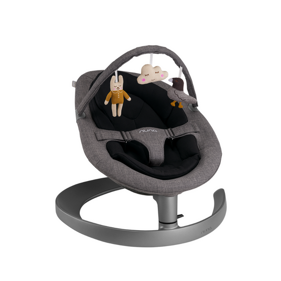 Sezlong Nuna Leaf Grow Charcoal, Culoare: Negru - poza 4 - ExclusivMAG.ro
