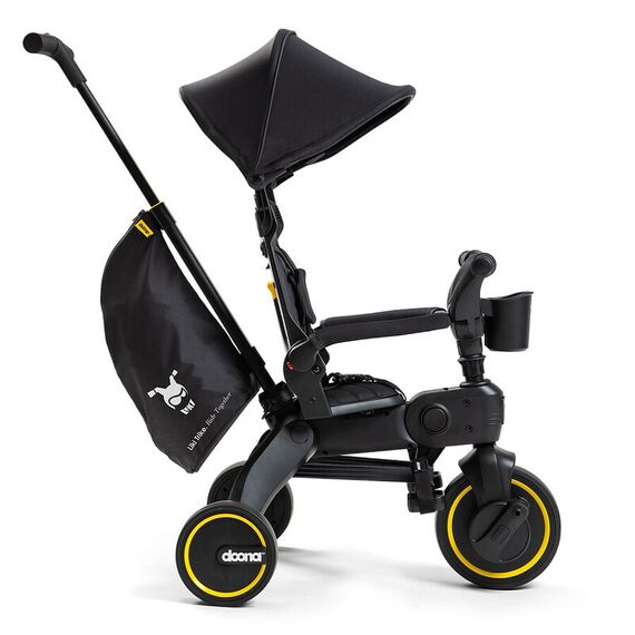 Tricicleta Doona Liki Trike Midnight Editie Limitata, Culoare: Negru - poza 9 - ExclusivMAG.ro