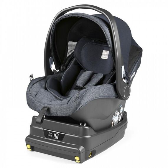 Scaun Auto Peg Perego, Primo Viaggio i-Size, Baza inclusa, Luxe Mirage, Culoare: Blue, Grupa: 0-13kg (0 luni - 12 luni)  - ExclusivMAG.ro