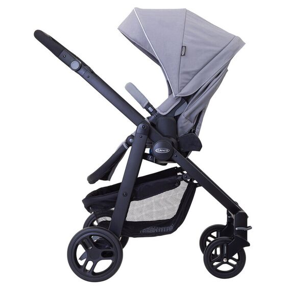 Carucior Graco Evo 3 in 1 Steeple Gray, Culoare: Gri deschis - poza 4 - ExclusivMAG.ro
