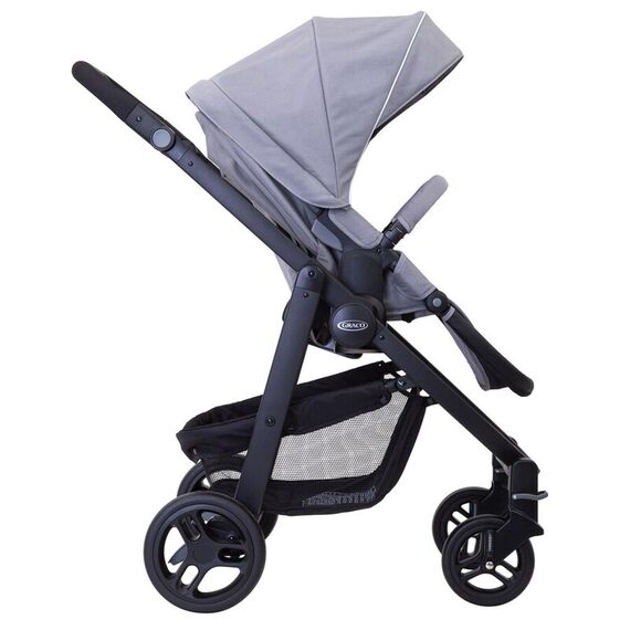 Carucior Graco Evo 3 in 1 Steeple Gray, Culoare: Gri deschis - poza 5 - ExclusivMAG.ro