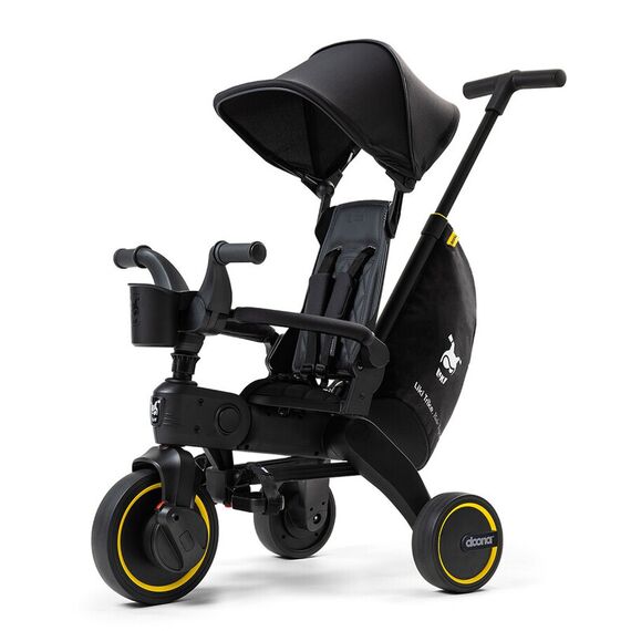 Tricicleta Doona Liki Trike Midnight Editie Limitata, Culoare: Negru  - ExclusivMAG.ro
