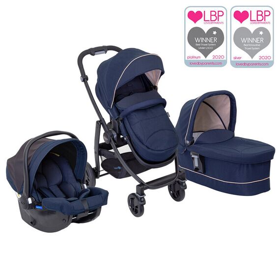 Carucior Graco Evo 3 in 1 Eclipse, Culoare: Albastru  - ExclusivMAG.ro