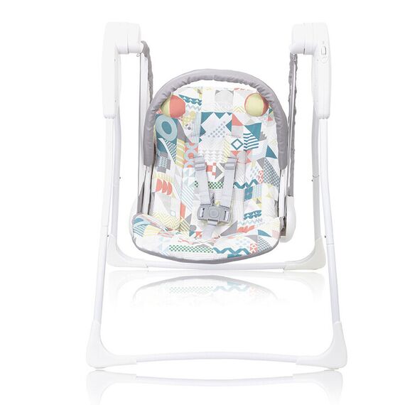 Balansoar Graco Baby Delight Patchwork, Culoare: Alb/Gri - poza 2 - ExclusivMAG.ro