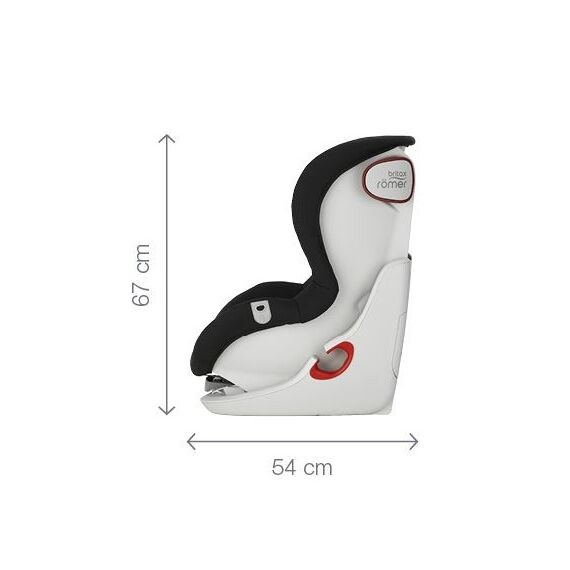 Scaun auto King II LS Black Series Cosmos Black Romer, Culoare: Negru, Grupa: 9-18kg (9 luni - 4 ani) - poza 5 - ExclusivMAG.ro