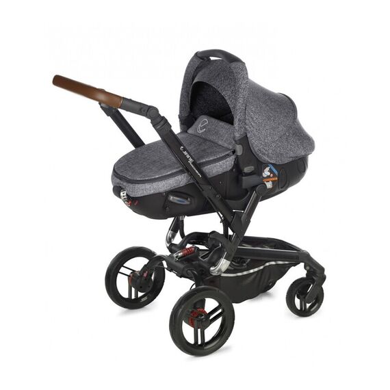 Carucior 3 in 1 Jane Rider Reverse Matrix Light 2 Squared, Culoare: Gri/Negru - poza 4 - ExclusivMAG.ro