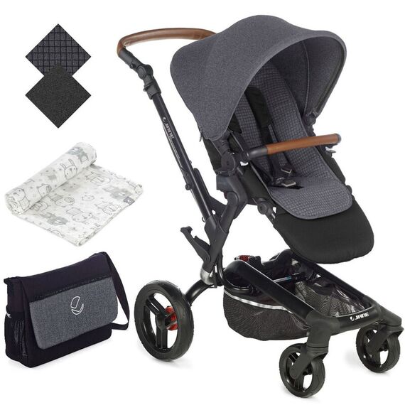 Carucior 3 in 1 Jane Rider Reverse Matrix Light 2 Jet Black, Culoare: Negru - poza 5 - ExclusivMAG.ro