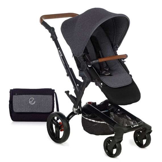 Carucior 3 in 1 Jane Rider Reverse Matrix Light 2 Jet Black, Culoare: Negru - poza 4 - ExclusivMAG.ro