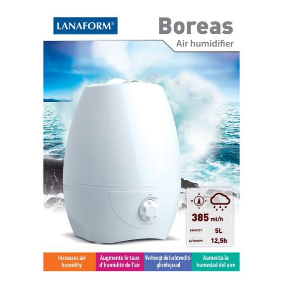 Umidificator de camera Boreas Lanaform  - ExclusivMAG.ro