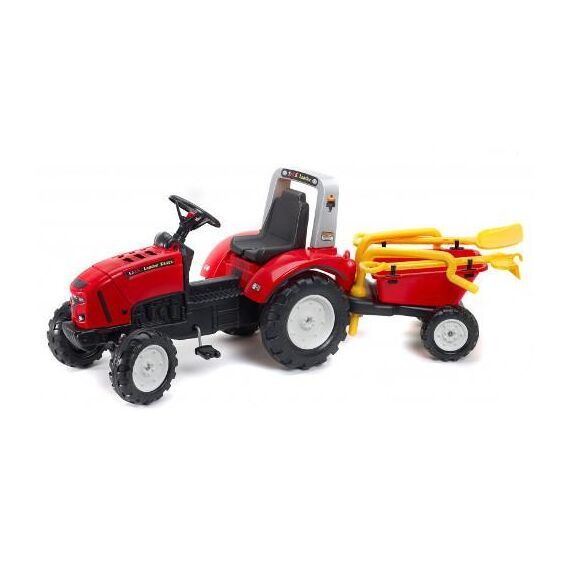 Tractor Lander Rosu cu Remorca - Falk  - ExclusivMAG.ro