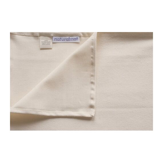 Cearsaf de protectie din bumbac organic periat pentru saltea 60x120 Naturalmat  - ExclusivMAG.ro