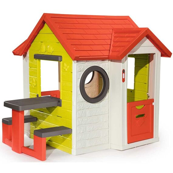 Casuta pentru copii Smoby My House cu masuta picnic  - ExclusivMAG.ro