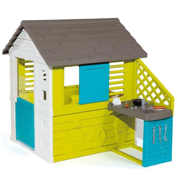 Casuta pentru copii Smoby Pretty cu bucatarie  - ExclusivMAG.ro