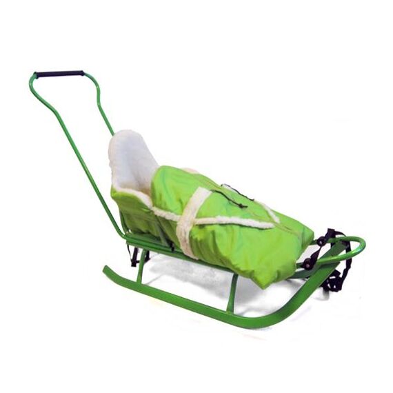 Saniuta Piccolino cu Saculet Verde - Adbor  - ExclusivMAG.ro