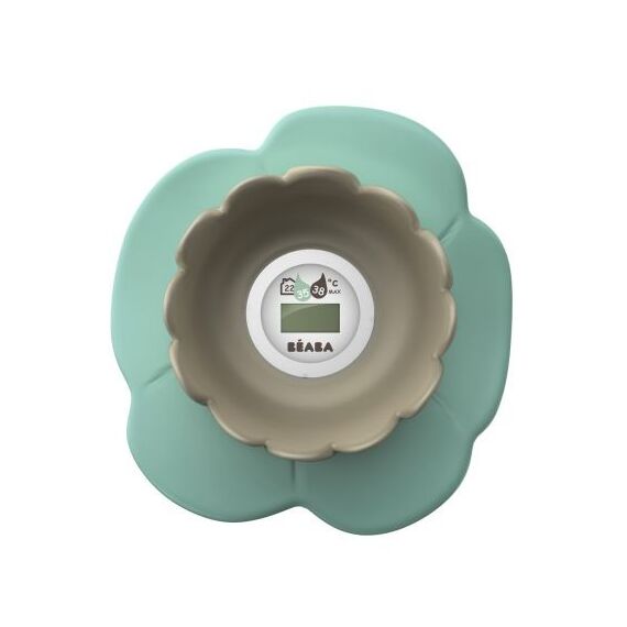 Termometru digital de camera si baie "Lotus" Bleu - Beaba  - ExclusivMAG.ro