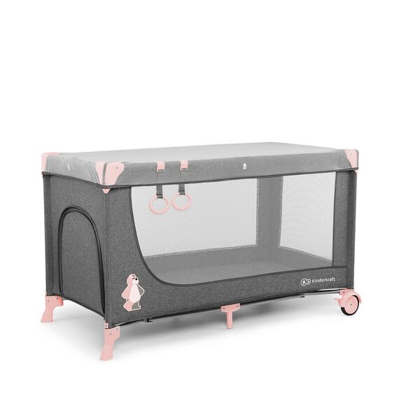 Patut pliant Kinderkraft Joy Pink, Culoare: Roz - poza 5 - ExclusivMAG.ro