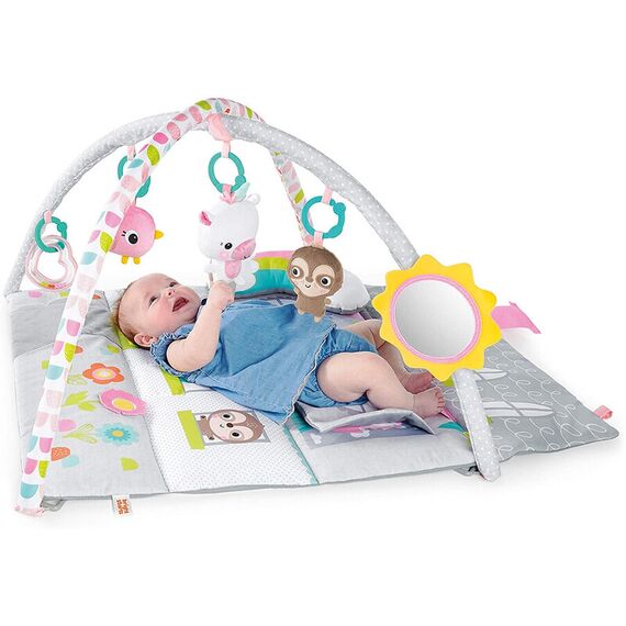 Salteluta de activitati & Casuta de papusi Floors of Fun Bright Starts - poza 2 - ExclusivMAG.ro