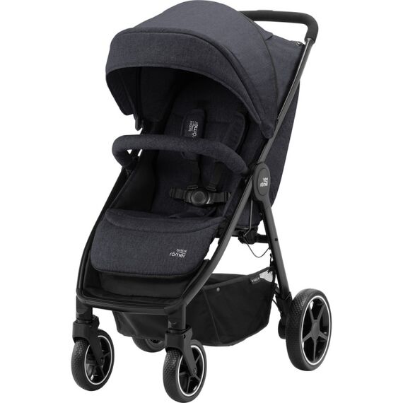 Carucior B-Agile 4 M Black Shadow- Britax, Culoare: Negru  - ExclusivMAG.ro