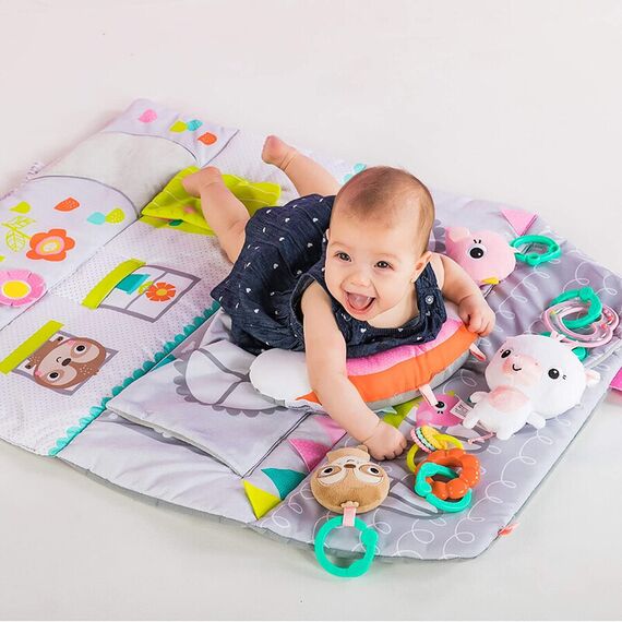 Salteluta de activitati & Casuta de papusi Floors of Fun Bright Starts - poza 5 - ExclusivMAG.ro