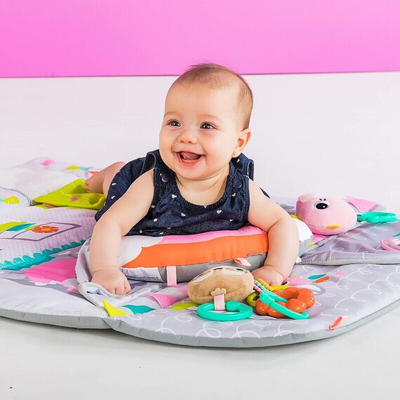 Salteluta de activitati & Casuta de papusi Floors of Fun Bright Starts - poza 6 - ExclusivMAG.ro