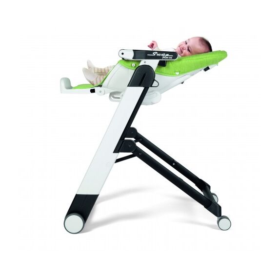 Scaun De Masa Peg Perego Siesta 2 in 1 Follow Me WonderGreen, Culoare: Verde - poza 5 - ExclusivMAG.ro