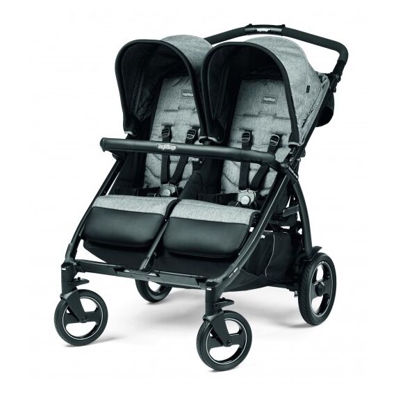 Carucior Peg Perego Book For Two, Cinder, 0 - 15 kg, Culoare: Gri  - ExclusivMAG.ro