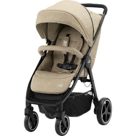 Carucior B-Agile 4 M Linen beige- Britax, Culoare: Crem  - ExclusivMAG.ro