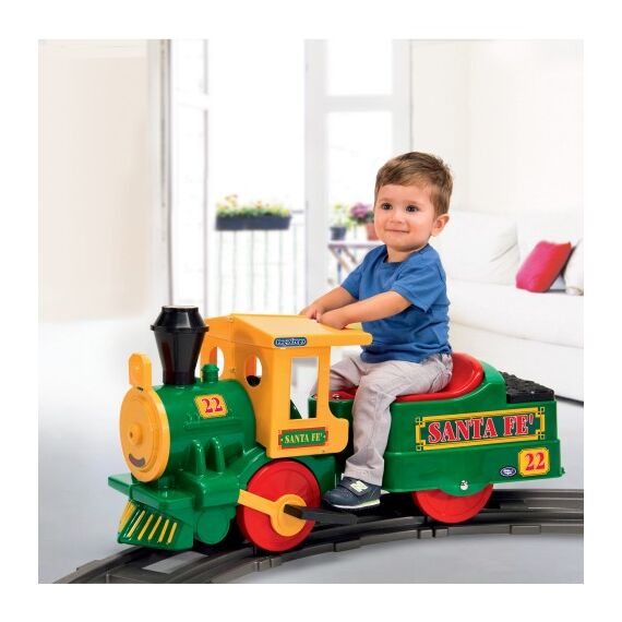 Trenulet Santa Fe, Peg Perego, Verde - poza 2 - ExclusivMAG.ro