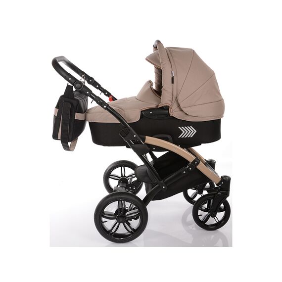 Carucior copii 2 in 1 cu landou Knorr-Baby Volkswagen Polo Cappuccino, Culoare: Crem - poza 4 - ExclusivMAG.ro