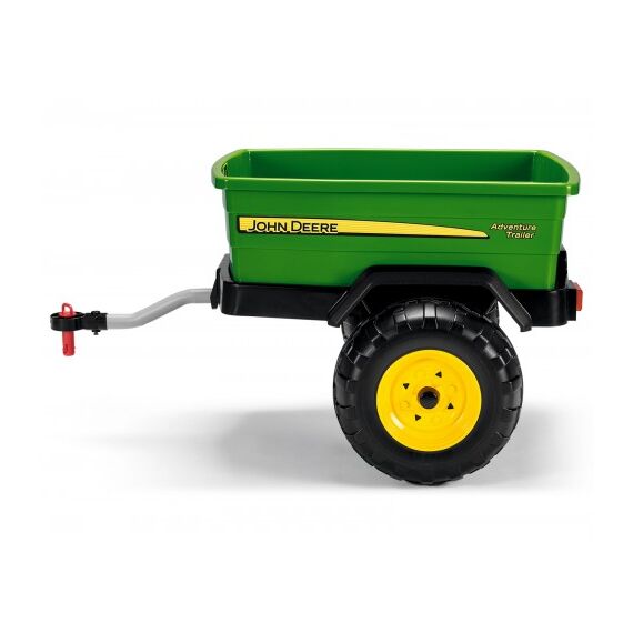 Remorca Peg Perego John Deere Adventure, 3 ani+, Negru / Verde / Galben - poza 3 - ExclusivMAG.ro