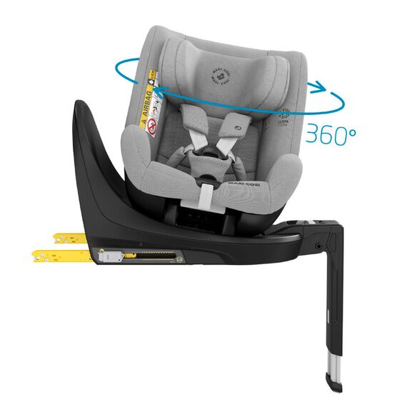 Scaun auto Stone I-Size Maxi-Cosi Authentic Grey, Culoare: Gri deschis, Grupa: 0-18kg (0 luni - 4 ani) - poza 4 - ExclusivMAG.ro