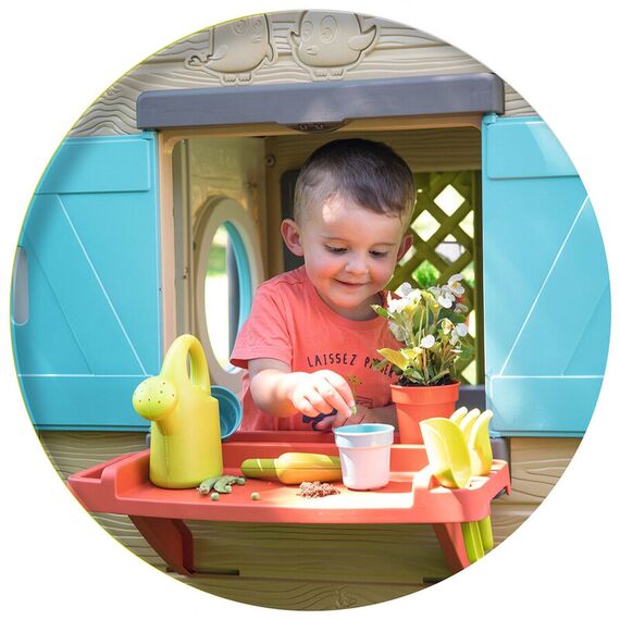 Casuta pentru copii Smoby Garden House - poza 9 - ExclusivMAG.ro