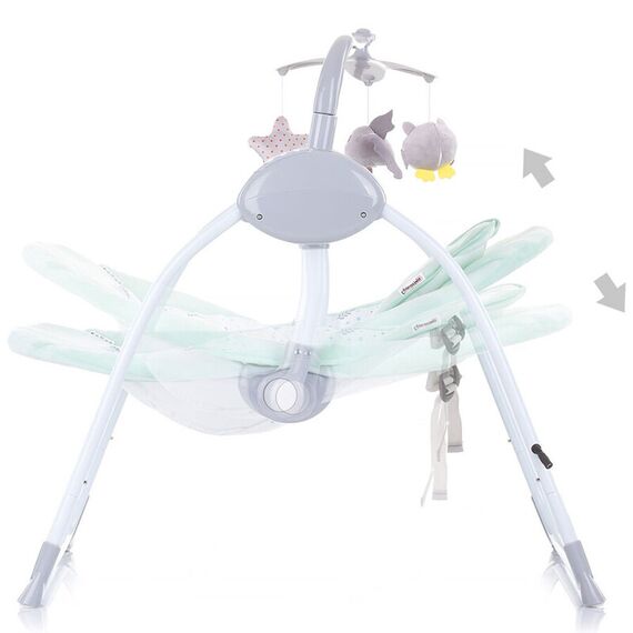 Leagan electric Chipolino Hug Mint, Culoare: Turcoaz - poza 4 - ExclusivMAG.ro