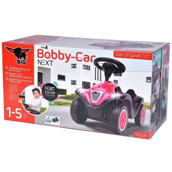 Masinuta de impins Big Bobby Car Next Raspberry, Culoare: Roz - poza 5 - ExclusivMAG.ro
