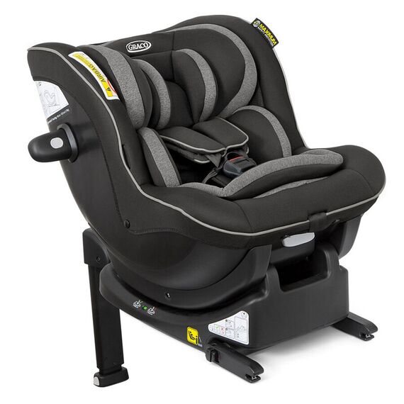 Scaun auto Graco Ascent i-Size Black + Baza Isofix  - ExclusivMAG.ro