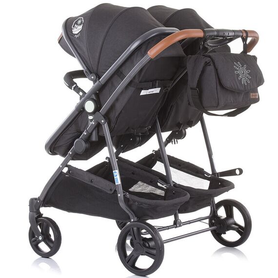 Carucior gemeni Chipolino Duo Smart 2 in 1 Mint, Culoare: Verde - poza 10 - ExclusivMAG.ro
