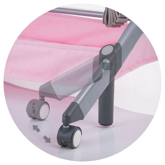 Patut Co-Sleeper Chipolino Amore Mio Peony Pink, Culoare: Roz - poza 7 - ExclusivMAG.ro