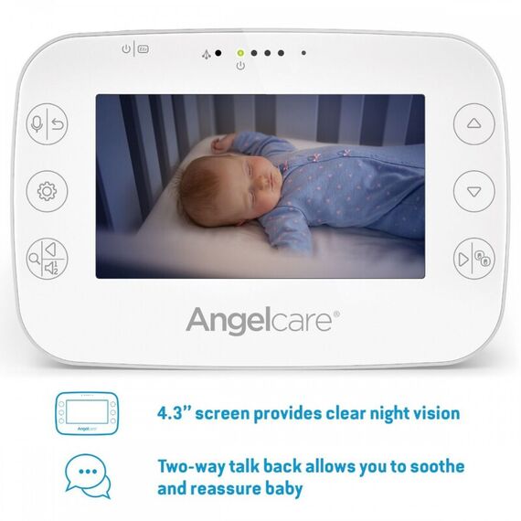 Angelcare AC327 Videofon si Monitor de miscare cu placa de detectie wireless - poza 3 - ExclusivMAG.ro