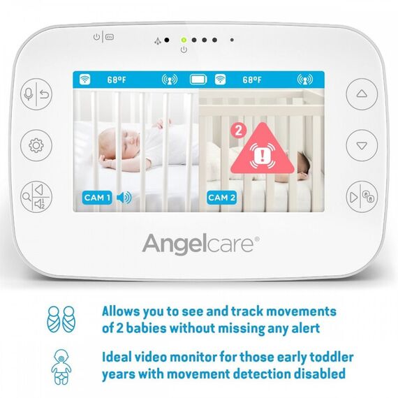 Angelcare AC327 Videofon si Monitor de miscare cu placa de detectie wireless - poza 5 - ExclusivMAG.ro