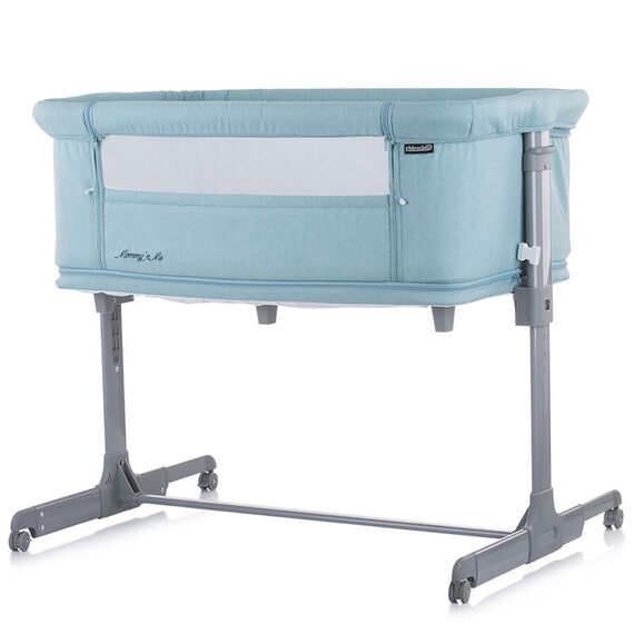 Patut Co-Sleeper si Tarc Chipolino Mommy'n Me Blue Mint, Culoare: Turcoaz - poza 4 - ExclusivMAG.ro