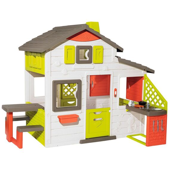 Casuta pentru copii Smoby Friends Playhouse Neo cu bucatarie  - ExclusivMAG.ro