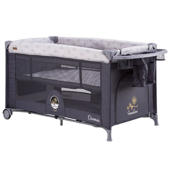 Patut pliabil Chipolino Dorme Mist, Culoare: Gri  - ExclusivMAG.ro