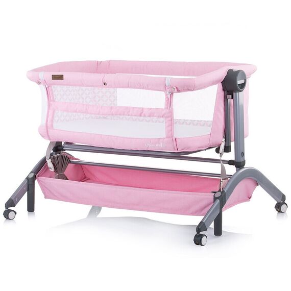Patut Co-Sleeper Chipolino Amore Mio Peony Pink, Culoare: Roz - poza 5 - ExclusivMAG.ro