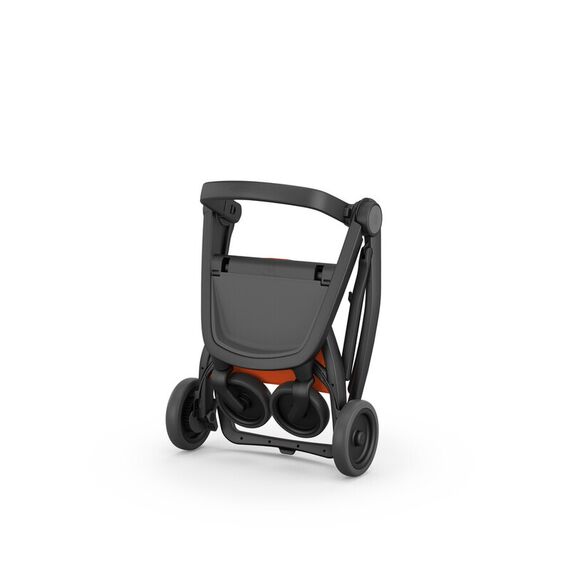 Carucior 2 in 1, Greentom, 100% Ecologic, Black Orange, Culoare: Portocaliu - poza 5 - ExclusivMAG.ro