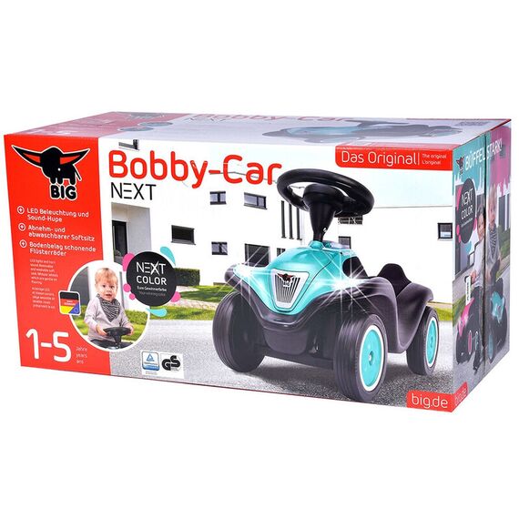Masinuta de impins Big Bobby Car Next Turquoise, Culoare: Turcoaz - poza 5 - ExclusivMAG.ro