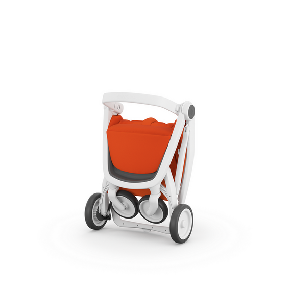 Carucior, Greentom, Classic Upp, 100% Ecologic, White Sunflower, Culoare: Galben - poza 4 - ExclusivMAG.ro