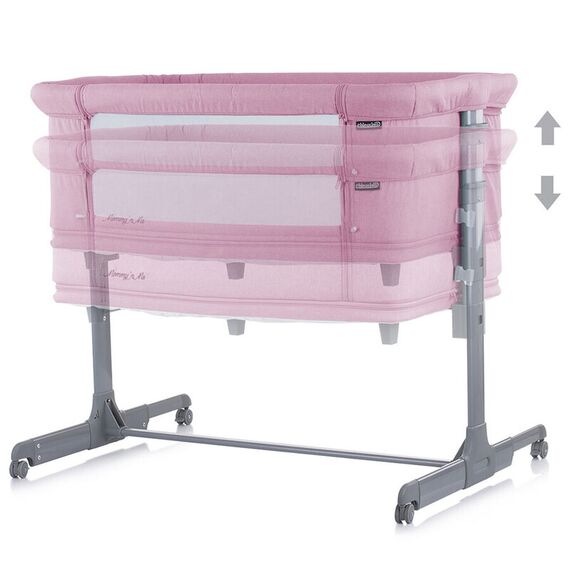 Patut Co-Sleeper si Tarc Chipolino Mommy'n Me Pink, Culoare: Roz - poza 6 - ExclusivMAG.ro