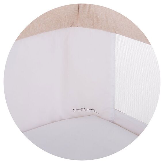 Patut Co-Sleeper Chipolino Amore Mio Vanilla, Culoare: Crem - poza 6 - ExclusivMAG.ro