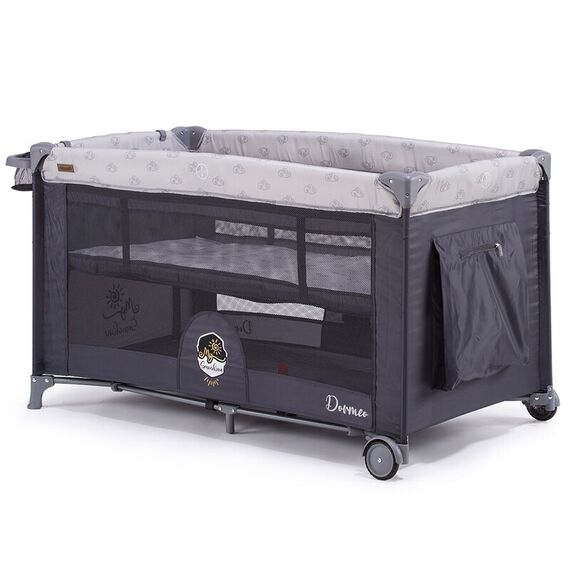 Patut pliabil Chipolino Dorme Mist, Culoare: Gri - poza 3 - ExclusivMAG.ro