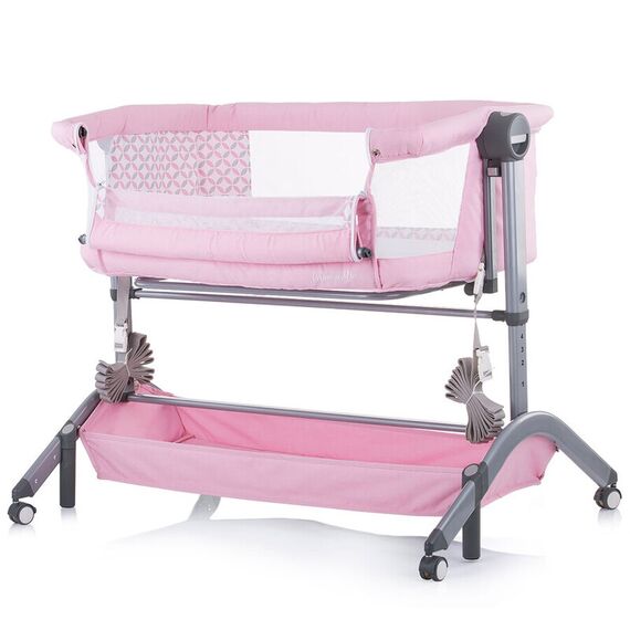 Patut Co-Sleeper Chipolino Amore Mio Peony Pink, Culoare: Roz - poza 3 - ExclusivMAG.ro